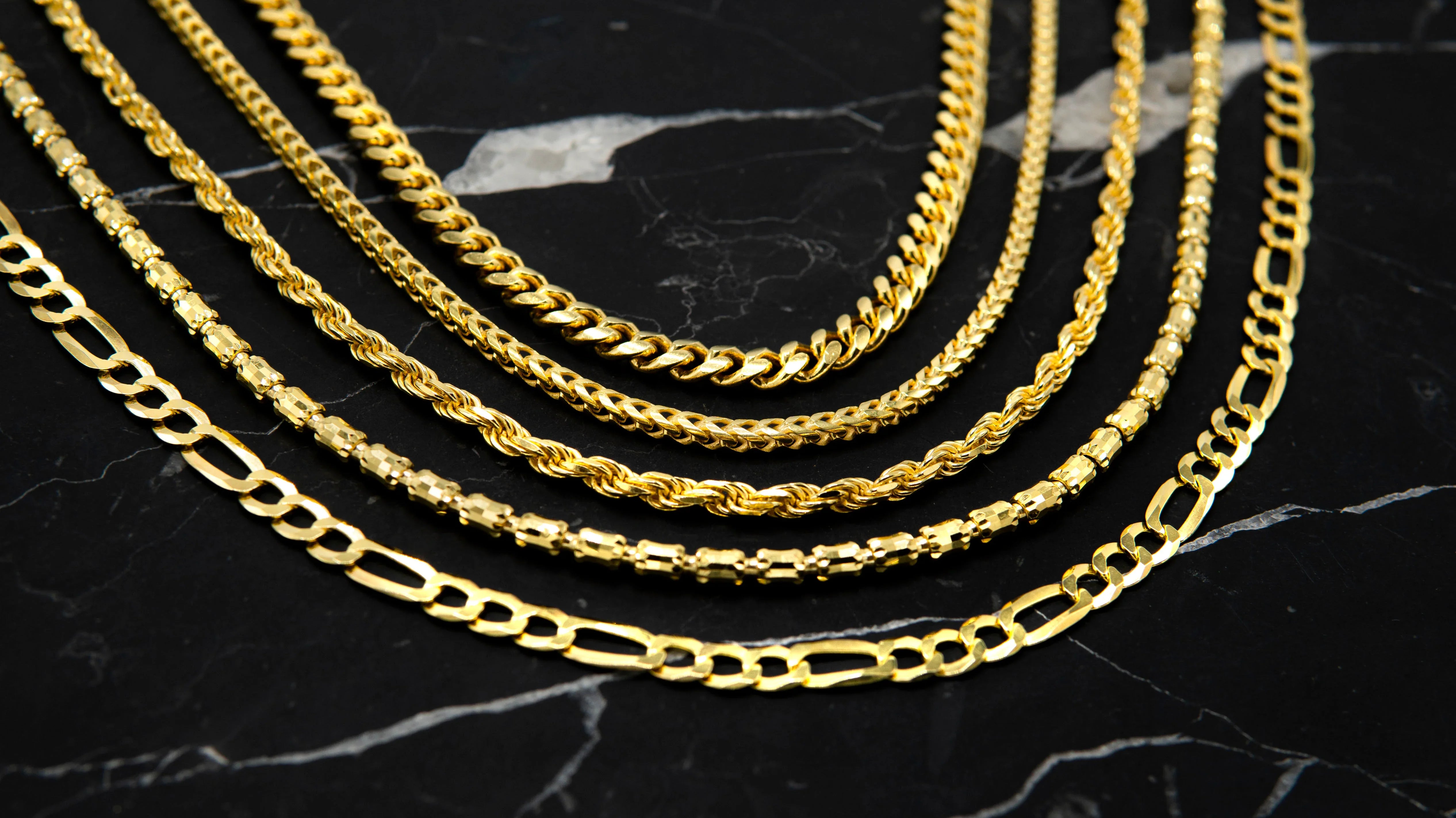 How to Choose the Right Gold Chain: Rope, Figaro, Cuban, Franco Explained
