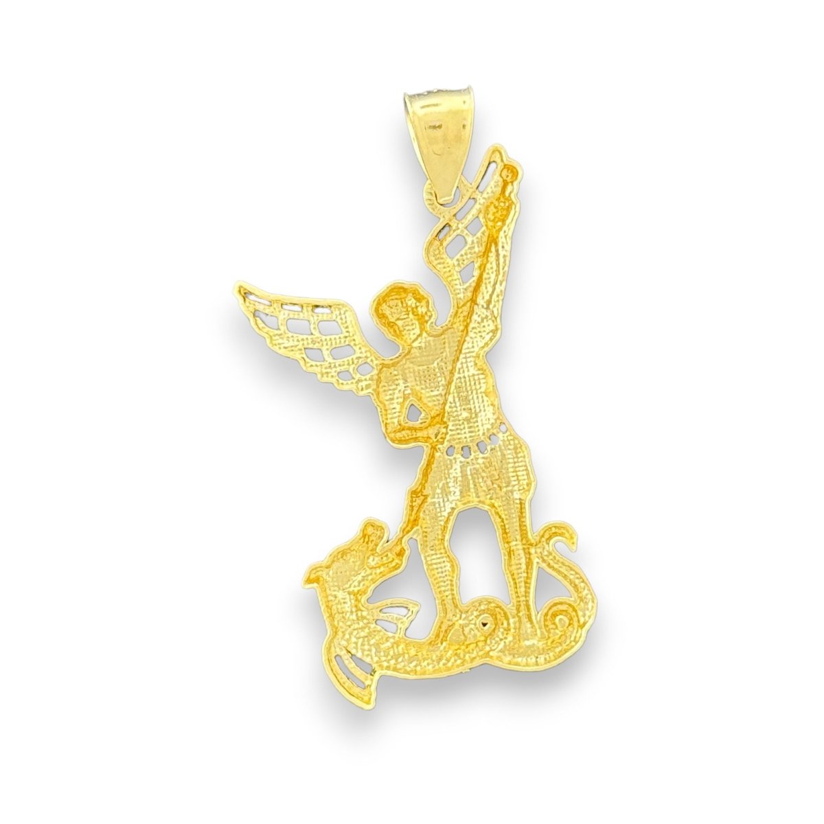 14KT Yellow Gold Archangel Michael Pendant