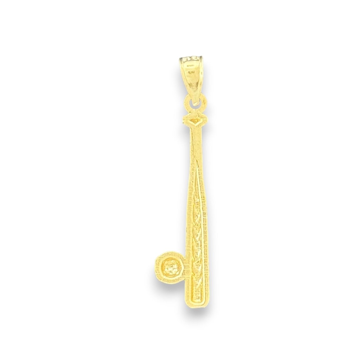 14KT Yellow Gold Baseball Bat Pendant