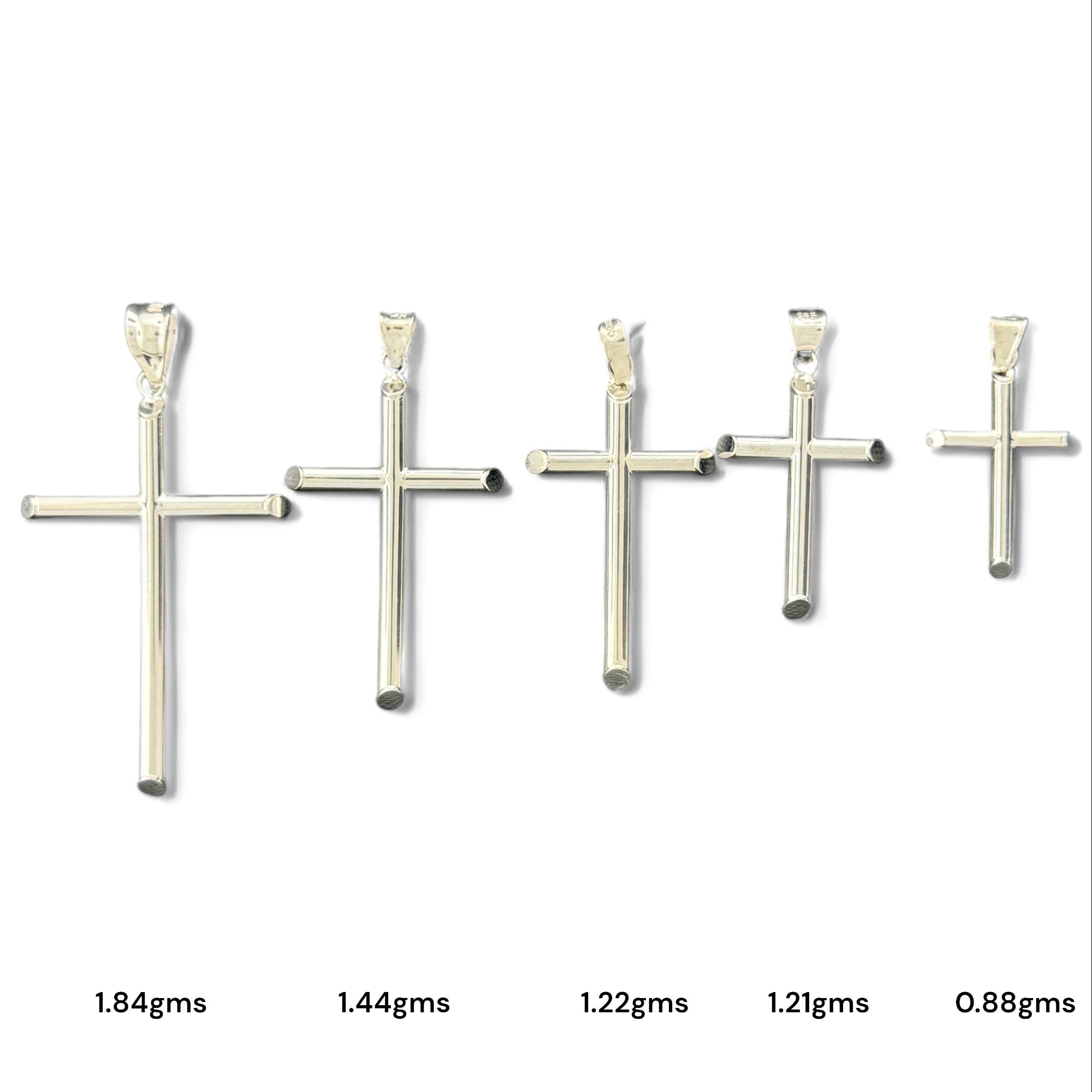 14KT Gold Crucifix Cross Pendant with Sparkling Cubic Zirconia Stones - Elegant Religious Jewelry