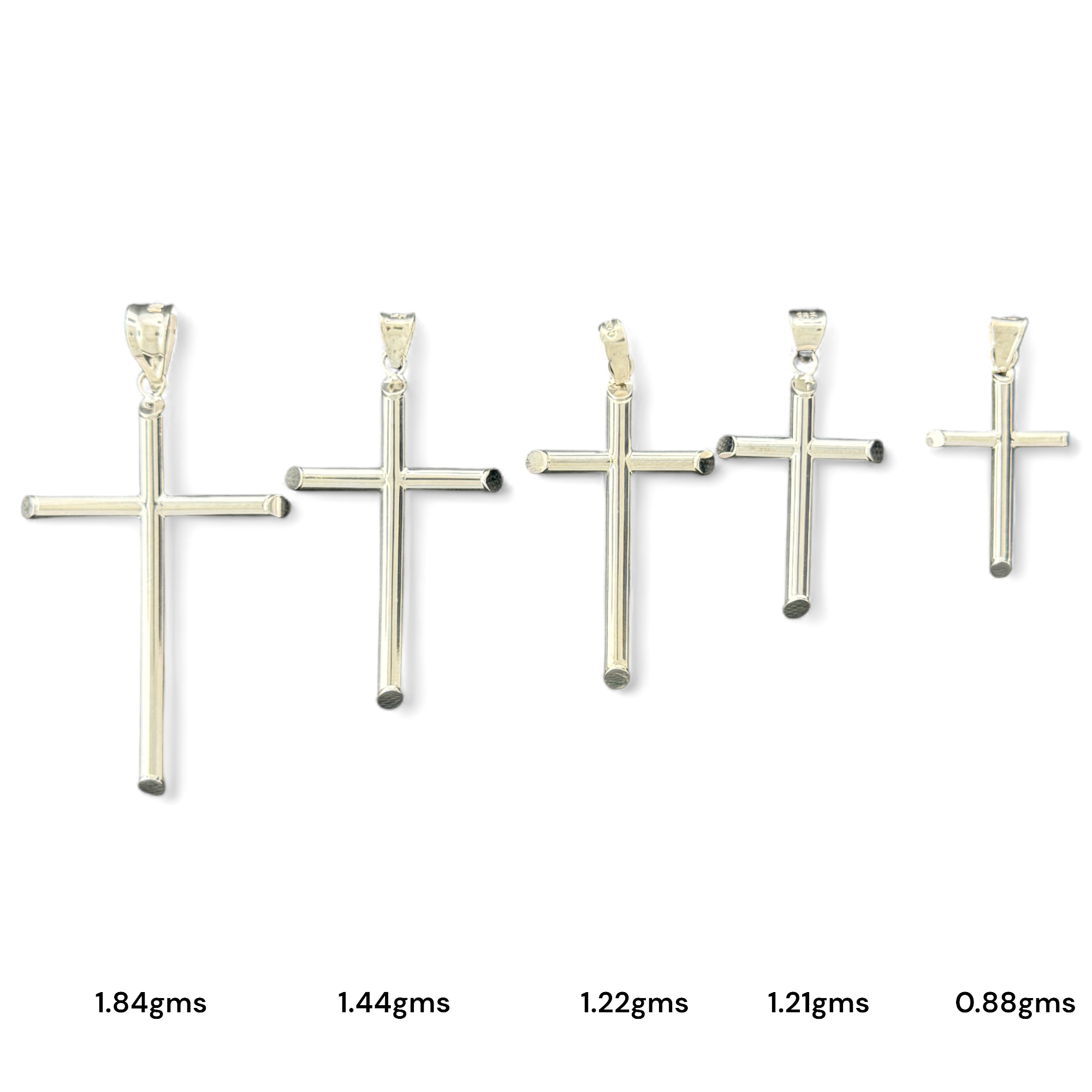 14KT Gold Crucifix Cross Pendant with Sparkling Cubic Zirconia Stones - Elegant Religious Jewelry
