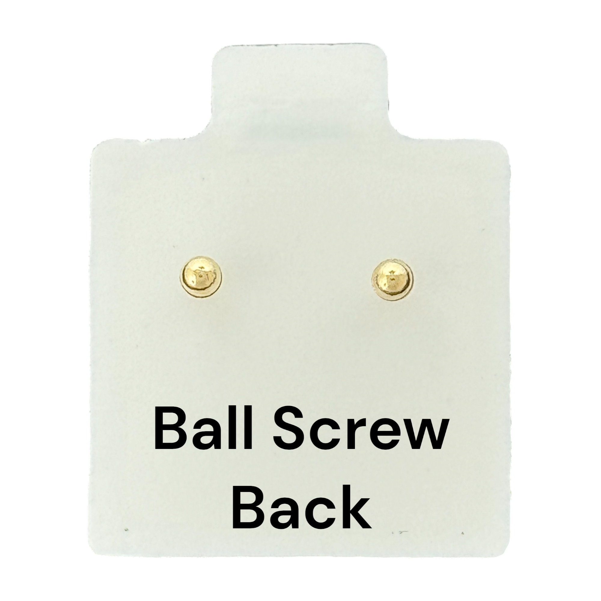 10KT Tri-Color Virgin Mary Stud Gold Earrings - Side Angle View by Silver Factory