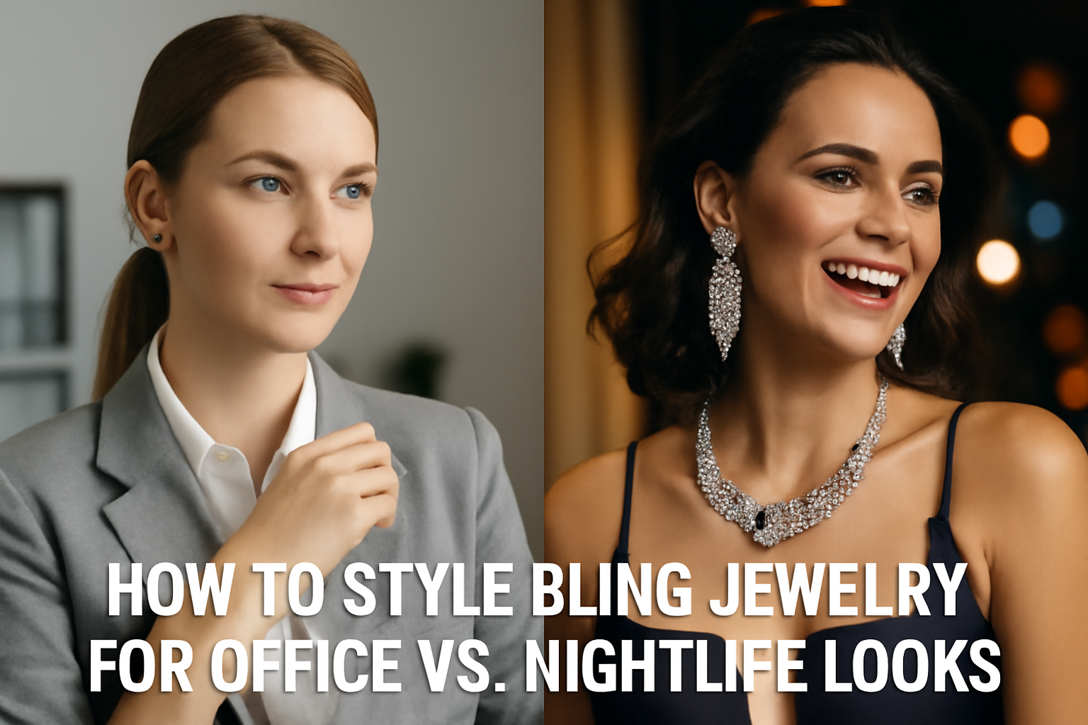 How to Style Bling Jewelry for Office vs. Nightlife Looks