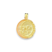 Load image into Gallery viewer, 14KT Tri - Color Gold Sun and Moon Pendant
