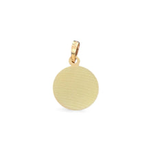 Load image into Gallery viewer, 14KT Tri - Color Gold Virgin Mary Round Pendant
