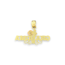 Load image into Gallery viewer, 14KT Tricolor Gold #1 Grandma Pendant
