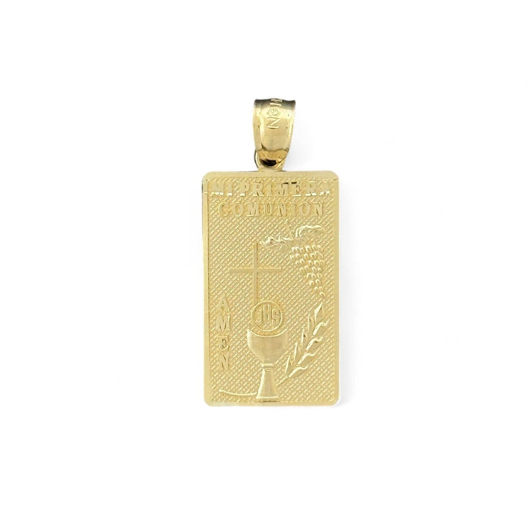 14KT Yellow Gold First Communion Pendant