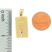 Load image into Gallery viewer, 14KT Yellow Gold First Communion Pendant
