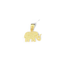 Load image into Gallery viewer, 14KT Yellow Gold Very Small Elephant Pendant
