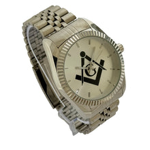 Load image into Gallery viewer, Masonic Silver Stainless Steel Watch
