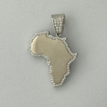 Load image into Gallery viewer, Sterling Silver CZ Africa Pendent
