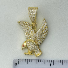 Load image into Gallery viewer, Sterling Silver CZ Eagle Pendent
