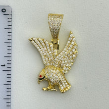 Load image into Gallery viewer, Sterling Silver CZ Eagle Pendent
