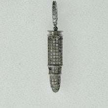 Load image into Gallery viewer, Sterling Silver CZ Bullet Pendent
