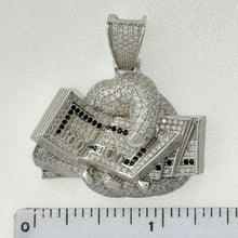 Load image into Gallery viewer, Sterling Silver CZ Money in Hand Pendent
