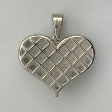 Load image into Gallery viewer, Sterling Silver CZ Heart Pendent
