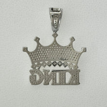 Load image into Gallery viewer, Sterling Silver CZ King Pendent
