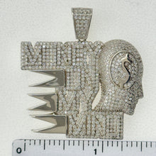 Load image into Gallery viewer, Sterling Silver CZ Money In My Mind Pendent
