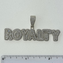 Load image into Gallery viewer, Sterling Silver CZ ROYALTY Pendent
