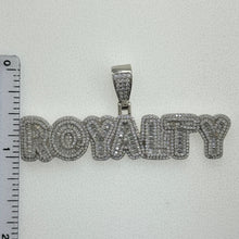 Load image into Gallery viewer, Sterling Silver CZ ROYALTY Pendent
