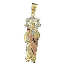Load image into Gallery viewer, 10KT Gold Multi-Tone Saint Pendant - 1.72g Religious Jewelry
