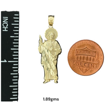 Load image into Gallery viewer, 10KT Gold Saint Pendants - 0.70g, 1.89g, 3.51g, 5.99g Religious Jewelry
