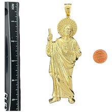 Load image into Gallery viewer, 10KT Gold Large Saint Pendant - 37.14g
