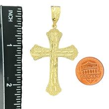 Load image into Gallery viewer, 10KT Gold Ornate Cross Pendant - 4.6g
