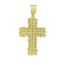 Load image into Gallery viewer, 10KT Gold Nugget Cross Pendant - 5.63g
