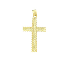 Load image into Gallery viewer, 10KT Gold Ornate Cross Pendant - 1.81g
