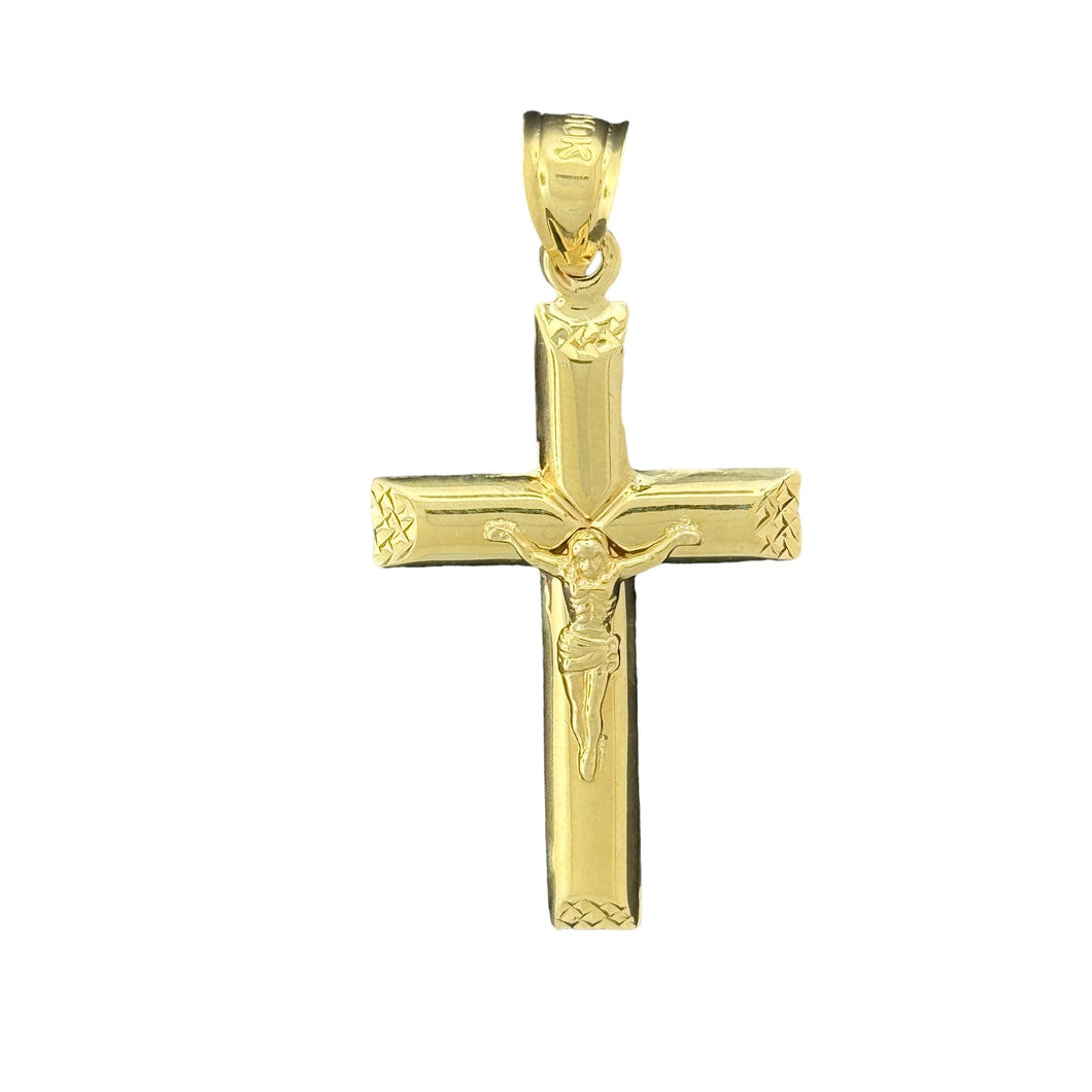 10KT Gold Crucifix Pendant - 2.13g