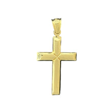 Load image into Gallery viewer, 10KT Gold Two-Tone Crucifix Pendant - 2.14g
