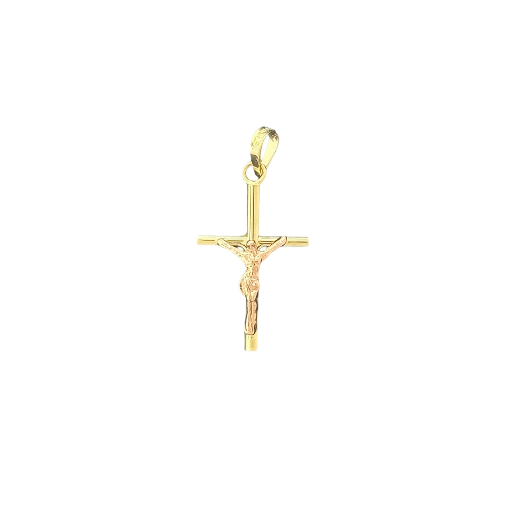 10KT Gold Crucifix Pendant - 1.13g