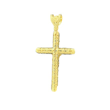 Load image into Gallery viewer, 10KT Gold Crucifix Pendant with CZ Stones - 4.83g
