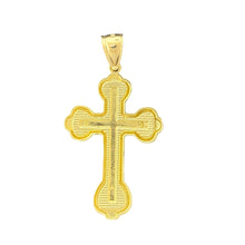 Load image into Gallery viewer, 10KT Gold Ornate Cross Pendant - 5.14g
