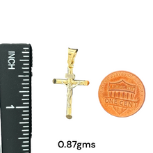 Load image into Gallery viewer, 10KT Gold Crucifix Pendants - 1.56g, 0.87g
