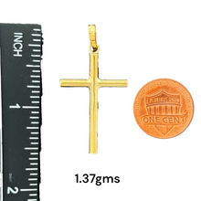 Load image into Gallery viewer, 10KT Gold Cross Pendants - 1.37g &amp; 0.77g
