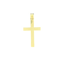 Load image into Gallery viewer, 10KT Gold Simple Cross Pendant - 1.22g
