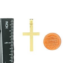 Load image into Gallery viewer, 10KT Gold Simple Cross Pendant - 1.22g
