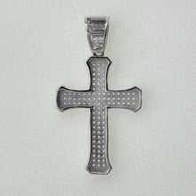 Load image into Gallery viewer, Sterling Silver CZ Cross Pendant
