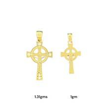 Load image into Gallery viewer, 10KT Gold Crucifix Pendants - 1.31g and 1g
