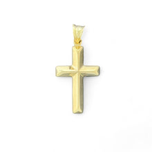 Load image into Gallery viewer, 10KT Yellow Gold Small Cross Pendant
