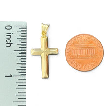 Load image into Gallery viewer, 10KT Yellow Gold Small Cross Pendant
