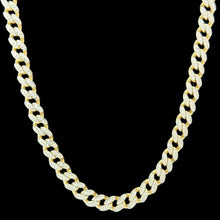 Load image into Gallery viewer, 10KT Gold Monaco Cuban Pave Necklaces
