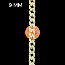 Load image into Gallery viewer, 10KT Gold Monaco Cuban Pave Necklaces
