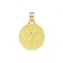 Load image into Gallery viewer, 10KT Yellow Gold Saint Benedict Medal Pendant
