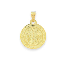 Load image into Gallery viewer, 10KT Yellow Gold Saint Benedict Medal Pendant
