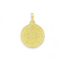 Load image into Gallery viewer, 10KT Yellow Gold Saint Benedict Medal Pendant
