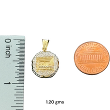 Load image into Gallery viewer, 10KT Two Tone Gold Kaaba Pendant
