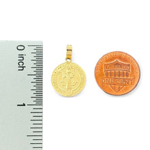 Load image into Gallery viewer, 10KT Yellow Gold Saint Benedict Medal Pendant
